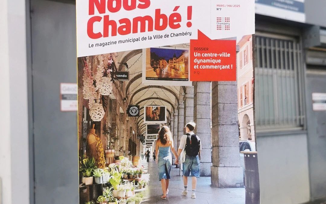 Distribution du magazine municipal de Chambéry
